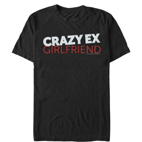 Men's Crazy Ex-Girlfriend Classic Logo  Graphic Tee Black Medium