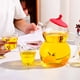 thumbnail image 2 of Yhmxh Utensilios de cocina Hervidor de agua fría de borosilicato alto, hervidor de muñeco de nieve, hervidor de vidrio calentable, venta al por mayor, gran capacidad con asa, tetera para taza de té, 2 of 6