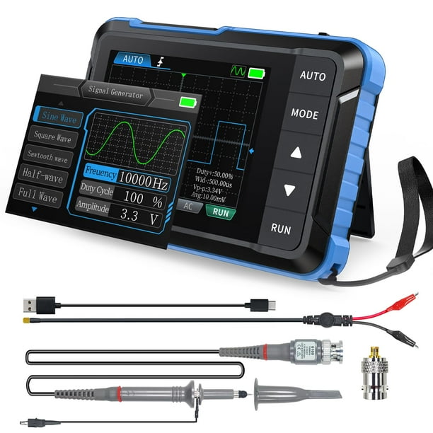 Osciloscopio portátil FNIRSI DSO153 con generador de señales DDS