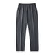 thumbnail image 4 of Pantalones largos para hombre, deportivos, informales, lisos, con cintura elástica y cordón ajustable, de pierna ancha, rectos y cilíndricos, de poliéster., 4 of 4