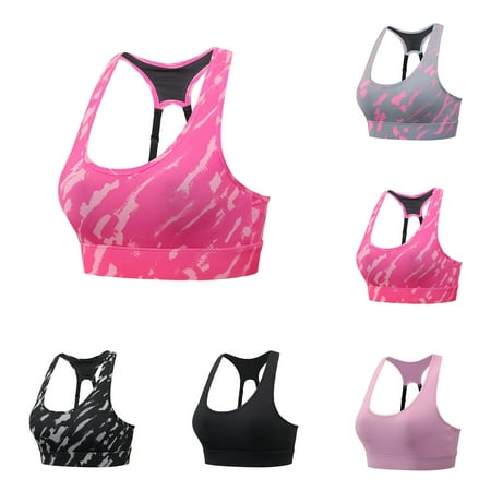 

Patlollav Womens Yoga Sports Bra without Steel Rings Running Fitness Plus Bras Sales or Clearance