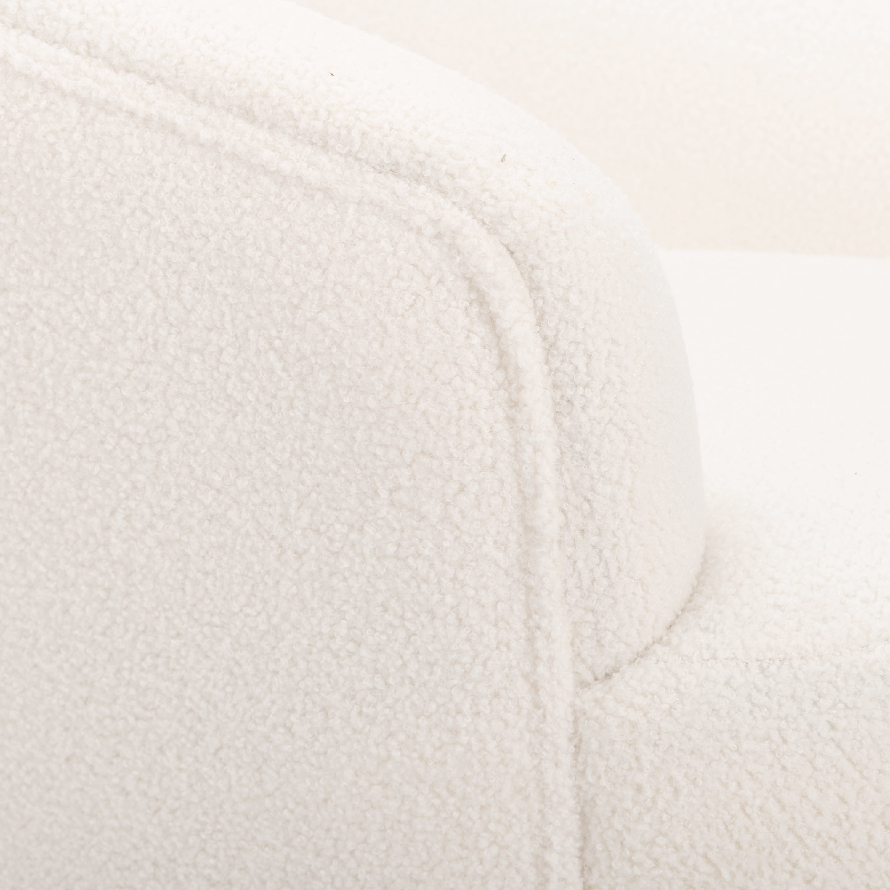 BSHTI 33.07" Velvet Upholstered Barrel Accent Chair – Modern Comfortable Armchair for Living Room, Bedroom, or Office, Beige