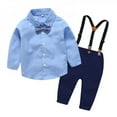 thumbnail image 2 of Baby Bow Shirts  Long Sleeved Tops  Braces  Two Packs, 2 of 5
