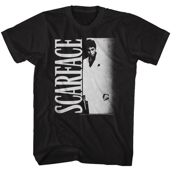 Scarface Lotsowhite Black Adult T-Shirt 4Xlt