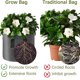 thumbnail image 4 of Bolsa de plantación no tejida, bolsa redonda de fieltro para jardinería, 4 of 6