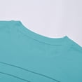 thumbnail image 6 of Womens T Shirts Summer Tops 2025 Cap Sleeve Crewneck Pleated Front Loose Fit Casual Tees Tshirts Shirts for Women, 6 of 8