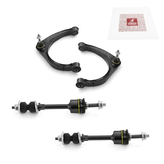 Metrix Premium Chassis Parts - 4 PC Front L/R Upper Control Arm & Front Sway Bar Stabilizer End Link Kit Fits 11-12 Ram 1500 RWD, 09-10 Dodge Ram 1500 RWD, RK643074, RK643073, K7400