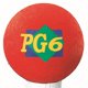 thumbnail image 1 of BOLA DE JUEGO - ROJA Martin Sports PG6, 1 of 1
