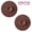 Coffee Brown, variant on Silicone Cup Lids, Sunflower Design Airtight Mug Covers, Reusable Spill Proof Lids for Cups, Mugs, Bowls