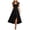 dress77-Black, variant on yboeqw Women Puff Short Sleeve Corset Lace‑Up Midi Dress Square Neck High Low Ruffle Hem Flowy Long Dress Renaissance Halloween Party Costume Dresses Size M