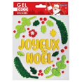 thumbnail image 1 of Merry Christmas floral window gel stickers, 1 of 2