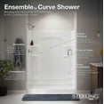 thumbnail image 5 of Sterling 72170126 Ensemble 60" L X 30" W Vikrell Shower Enclosure - White, 5 of 7