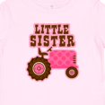thumbnail image 4 of Inktastic Pink Tractor Little Sister Girls Baby T-Shirt, 4 of 5