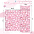 thumbnail image 5 of Cute Halloween Ghosts Pattern Toddler Nap Mats for Kids Preschool,50"x20" Sleeping Mat Bag or Kids,Toddler Sleeping Bag,Toddler Nap Mat or Daycare, 5 of 6