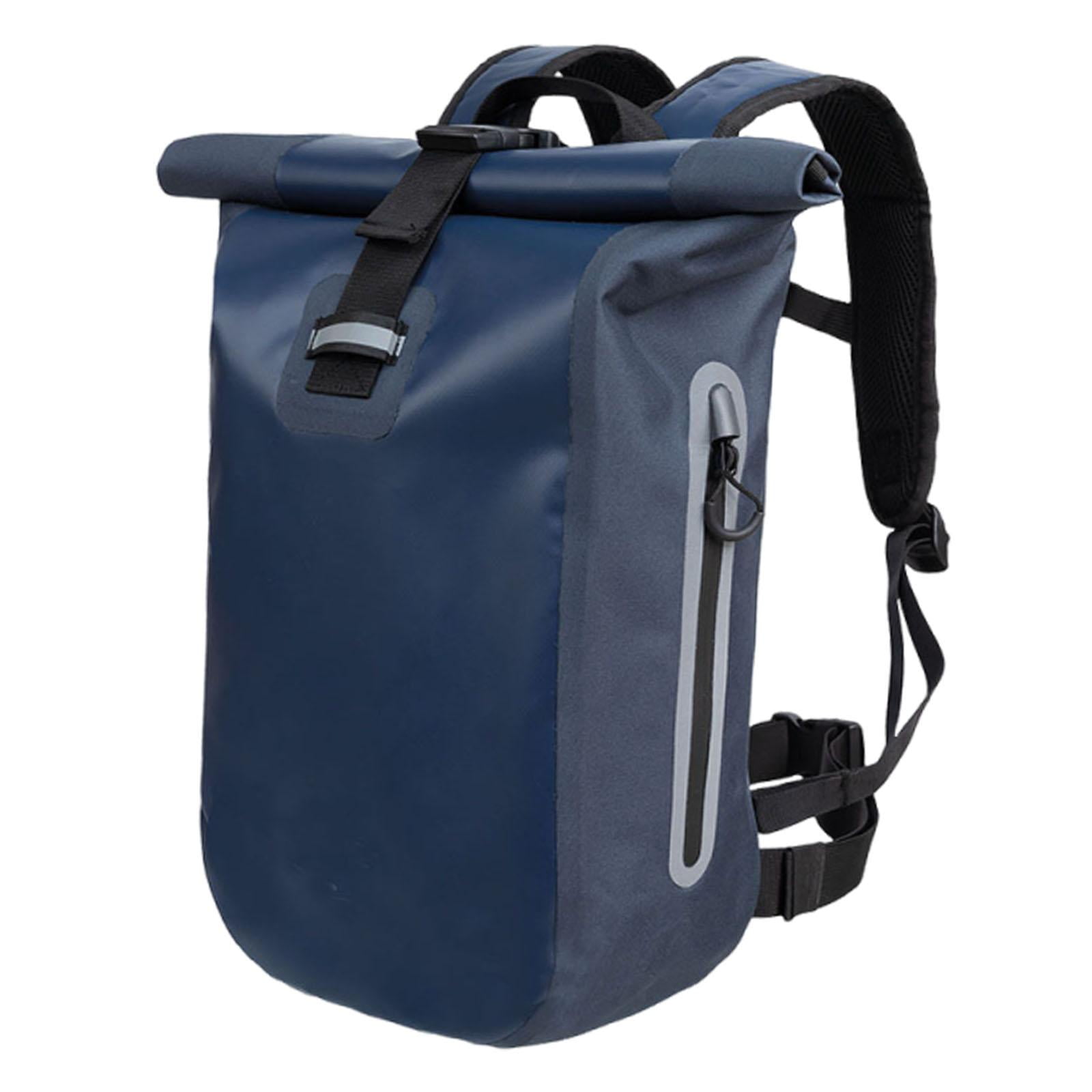 Waterproof Dry Bag Backpack 20L Rolltop Polyester for Outdoor Camping Fishing and Boating
