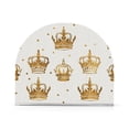 thumbnail image 3 of JSTEL Gold Crown Napkin Holder for Table Cocktail Farmhouse, 2pcs Paper Napkins Dispenser for Home Kitchen Coffee Shop Dining Room Decor, 3 of 9