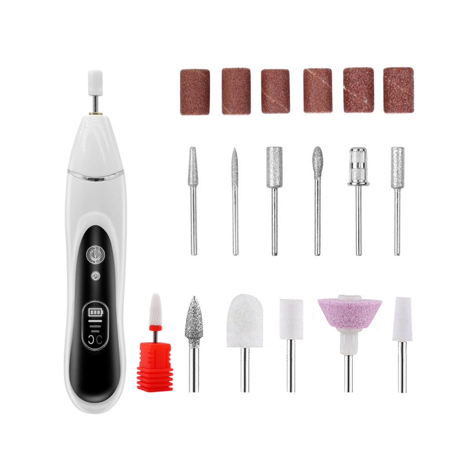 Wireless 15000RPM Nail Machine Rechargeable Manicure Machine Cordless Electric Nail Drill Machine Nail File For All Gel ,Low Noise