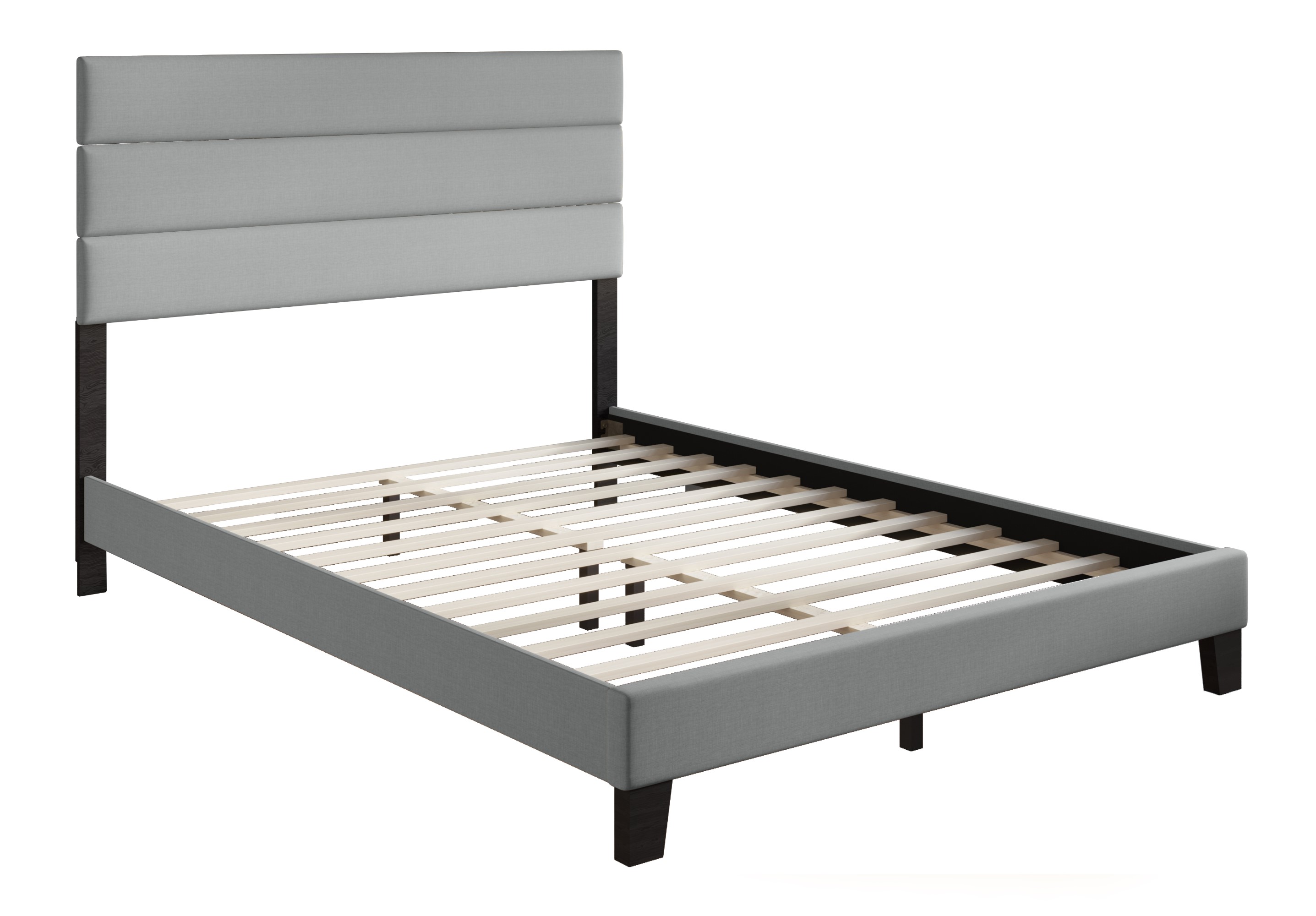 Home Design Adrian Full Upholstered Platform Bed Frame