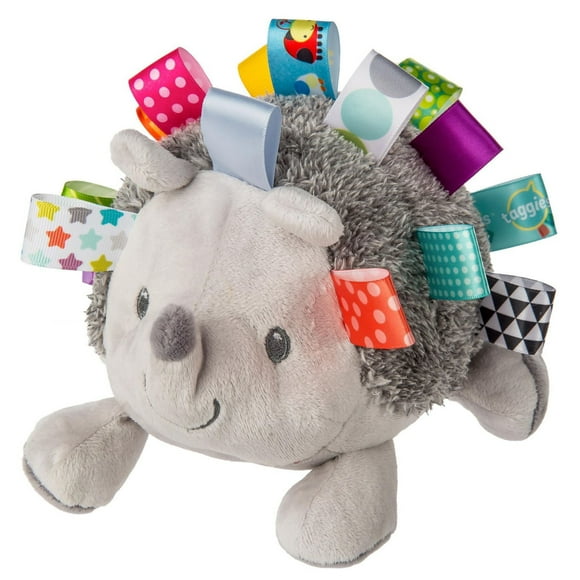 Mary Meyer - Taggies Peluche hérisson Heather - Bébé, apaisant, jouet sensoriel, peluche, lavable en machine, 8"