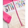thumbnail image 3 of RBX Girls Sweatpants Set - 2 Piece Fleece Zip Up Girls Sweatshirt and Jogger Set (7-12), 3 of 7