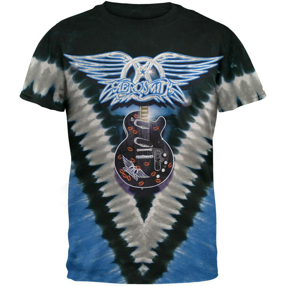 Aerosmith - Aerosmith - Guitar Tie Dye T-Shirt - Walmart.com - Walmart.com