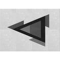 thumbnail image 1 of Ahgly Company Indoor Rectangle Patterned Platinum Gray Area Rugs, 6' x 9', 1 of 6