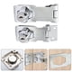 thumbnail image 4 of GOOHOCHY Cerraduras de hasp Keyed Cerraduras de seguridad de acero inoxidable Cerradura de bloqueo con llave de bloqueo para gabinetes, 4 of 8