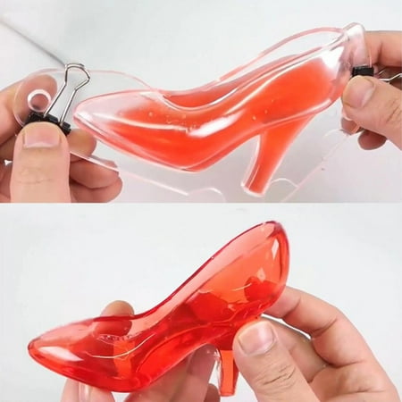 

3D High Heel Shoe Chocolate Mould Candy Cake Jelly Mold Wedding Decorating Diy 230207