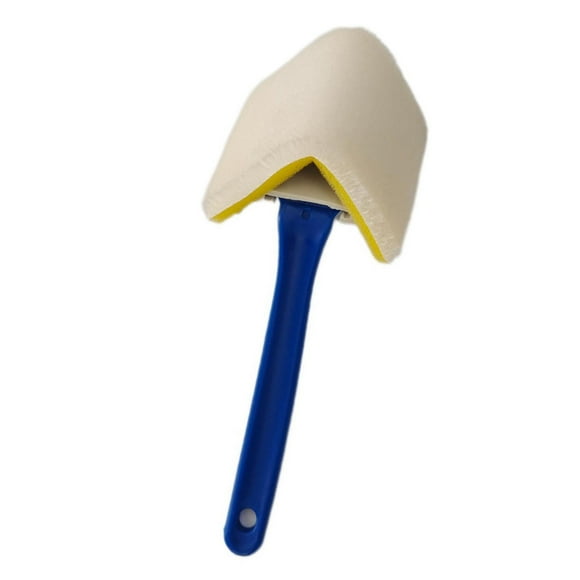 Pincel de nailon para esquinas de 1 pulgada, versátil para áreas pequeñas, accesorios fáciles de usar. Azul