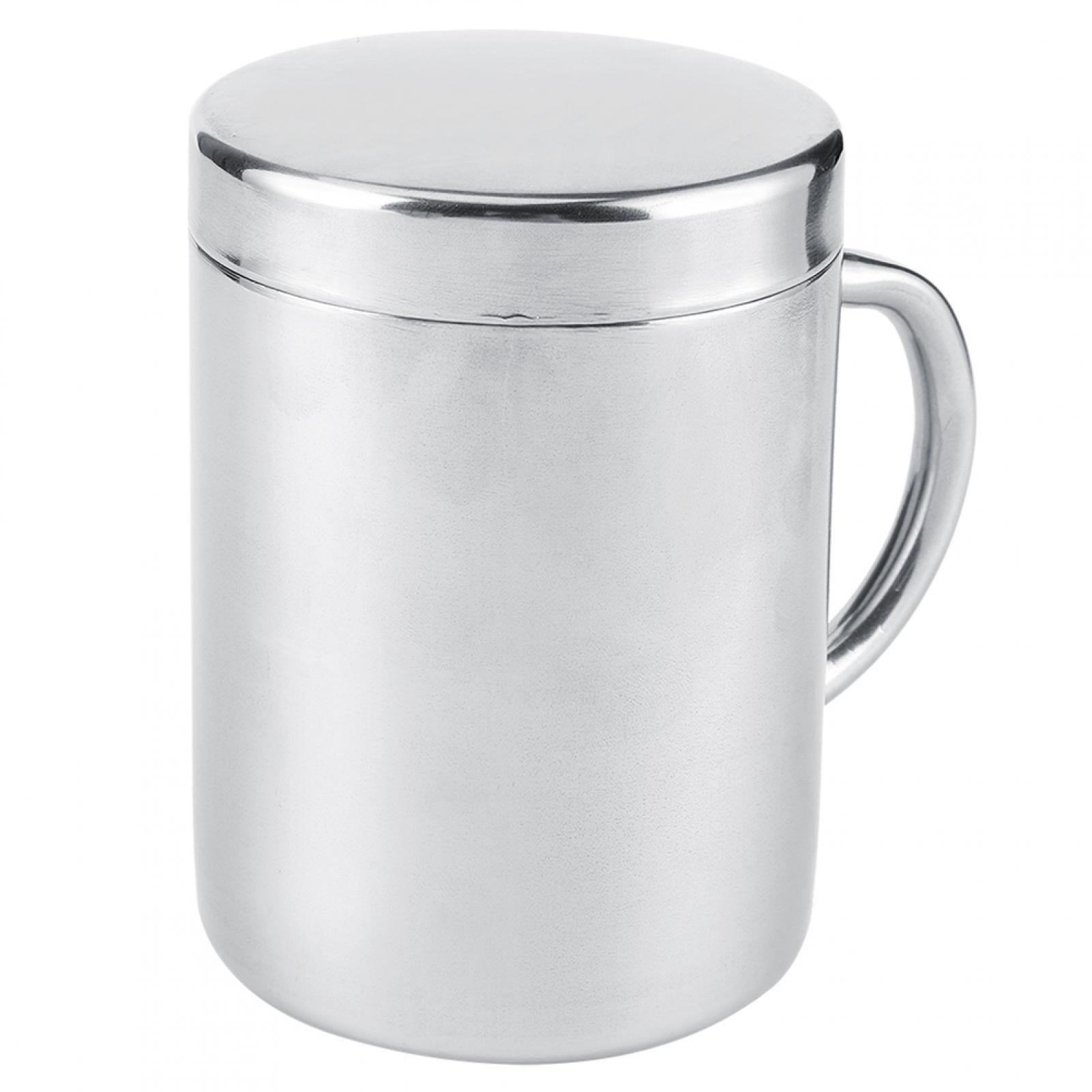 Details about   Stainless Steel Mug Cup Double Wall Portable Travel Tumbler Coffee Tea Cups Home 