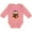 Mauve, variant on Inktastic Grandpa's Girl - Owl Girls Long Sleeve Baby Bodysuit
