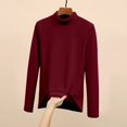 thumbnail image 4 of Womens Thermal Underwear Tops, Turtleneck Warm Fleece Lined Long Sleeve Shirts, Winter Cold Weather Ski Base Layer, 4 of 6