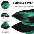 thumbnail image 5 of Outdoor Waterproof Throw Pillow Covers Set of 2 Turquoise Fruit Decorative Pillowcases Square Outdoor Pillows Cushion Case 16x16 Inch Berry Drops Patio Pillows for Couch Sofa Bed Garden, 5 of 9
