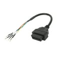 thumbnail image 2 of OBD2 Female Connector Cable, High Reliability Diagnostic Extension Pigtail Cord Break Proof Impact Resistant  For Car, 2 of 8