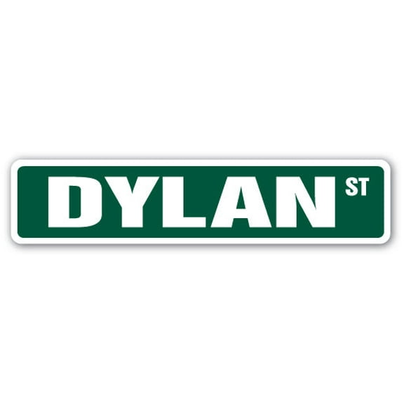 DYLAN Street Sign Childrens Name Room Sign | Indoor/Outdoor | 24" Wide