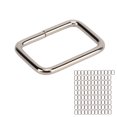 thumbnail image 4 of 100 Unids Rectángulo Bolsa de Bucle de Metal Anillo Resistente Exquisito Accesorios de Equipaje para Mascotas Equipaje Collar de Perro Arnés de Perro, 4 of 8
