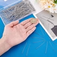 thumbnail image 5 of 500pcs 50mm 304 Stainless Steel Ball Head Pins Jewelry Head Pins 21 Guage Bendable Headpin for Earring Pendant Bracelet Necklace DIY Craft Stainless Steel Color Head: 2mm for making, 5 of 9