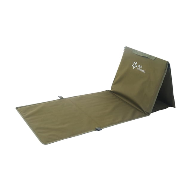 Silla de suelo de playa, silla plegable, fácil de plegar y transportar, asiento de cojín plegable portátil, tumbona de playa para parque, senderismo, verde