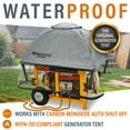 thumbnail image 6 of XL Generator Running Cover - Universal Kit (Extreme - Grey) - for Larger Open Frame Portable Generators, 6 of 6