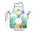 thumbnail image 3 of Home Decor Qwtwty Easter Cooking Apron Suspender Apron Kitchen Cooking Apron Barbecue Apron Holiday Decoration Sleeveless Apron, 3 of 6