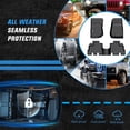 thumbnail image 2 of Nilight TPE Floor Mats for Jeep Wrangler JK Unlimited 4 Doors 2013 2014 2015 2016 2017 2018 (Not for JL&4XE),All Weather Custom Fit Heavy Duty Floor Liners, 2 of 7