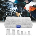 thumbnail image 1 of Durable Aluminum Rivet Nut Kit with 150 Pieces (M3, M4, M5, M6, M8) for Efficient Fastening and Surface Protection, 1 of 6