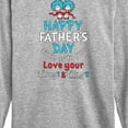 thumbnail image 3 of Cat in the Hat - Happy Fathers Day Thing 1 Thing 2 - Toddler And Youth Long Sleeve Graphic T-Shirt, 3 of 5