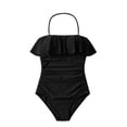 thumbnail image 7 of uublik Women Binkins Swimsuit Black Slimming Bathing Suit 1 Piece Beach Outfit Sport Swim Suits, 7 of 7