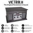 thumbnail image 3 of Tocadiscos Bluetooth Victrola Nostalgic 6 en 1 Grey Wood, 3 of 8
