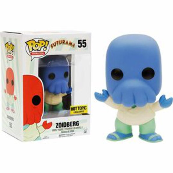 Collectible Funko POP! Animation: Futurama - Zoidberg (Hot Topic)(Damaged Box) #55