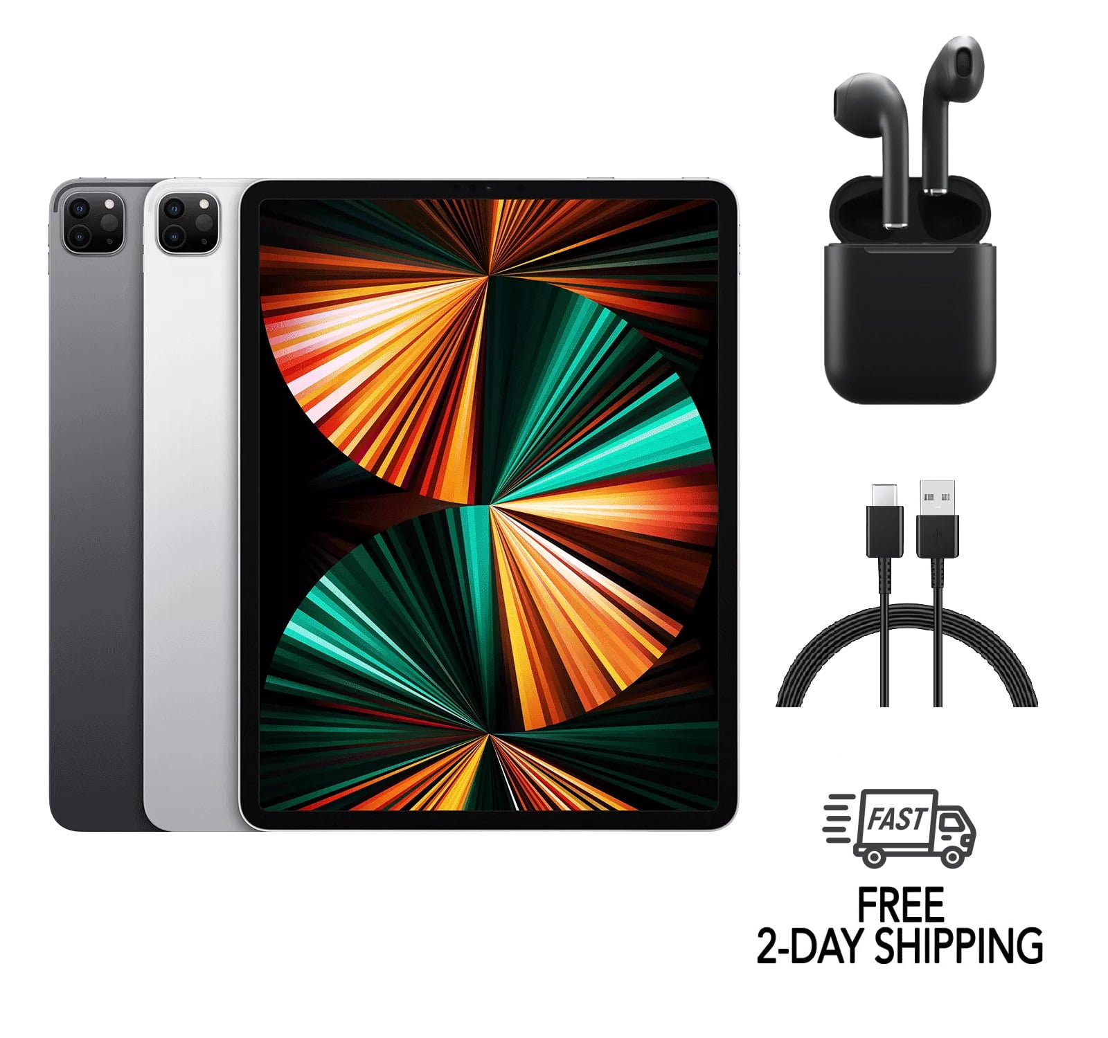 Apple Latest Model 12.9-inch iPad Pro Wi-Fi 128GB - Silver - (6th