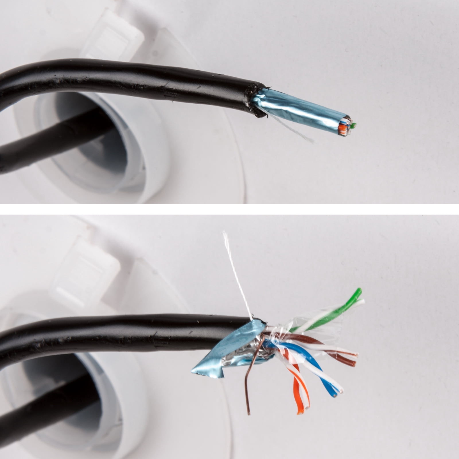 Five Star.. CAT5e CCA 1000ft FTP 24 AWG with 4 Pairs 8 conductors Ethernet LAN Cable direct burial Cable 350Mhz