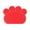 Red, variant on WEIOUKC Cat Litter Trapper Mat with Paw Print Design, Soft Non-Slip Rubber Scatter Control Pad, Washable Mess Catcher for Litter Boxes and Feeding Bowls, Gentle Comfort Mat for Kittens and Cats
