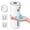 White, variant on KOYMISKU Automatic Soap Dispenser, 13.5oz/400mL Touchless Wall Mounted USB Rechargeable, 6-Level Adjustable Smart Hand Soap Dispenser for Bathroom Kitchen